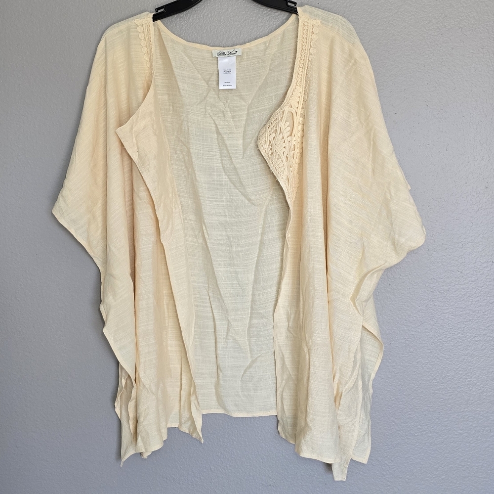 The Pioneer Woman Cream Viscose Cardigan/  One Size